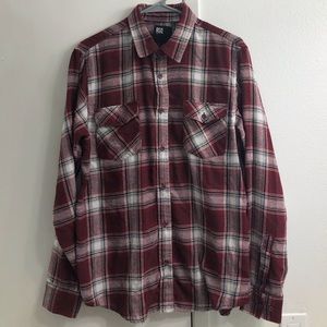 Medium RSQ Red and White Flannel